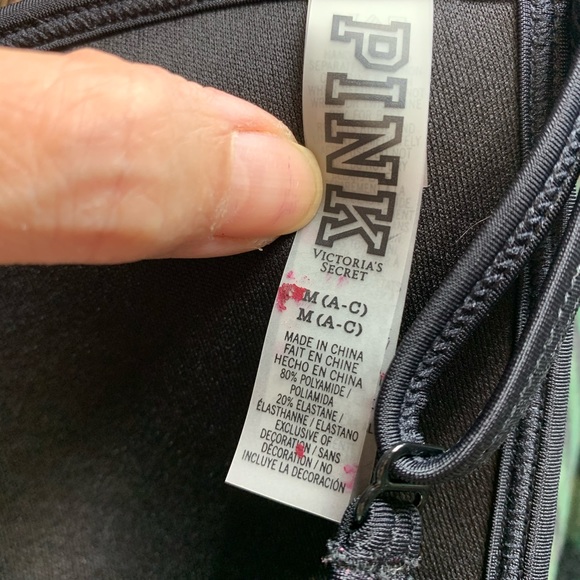 VS sexy geometric print push up diamond back string bikini top #54B - Picture 5 of 5